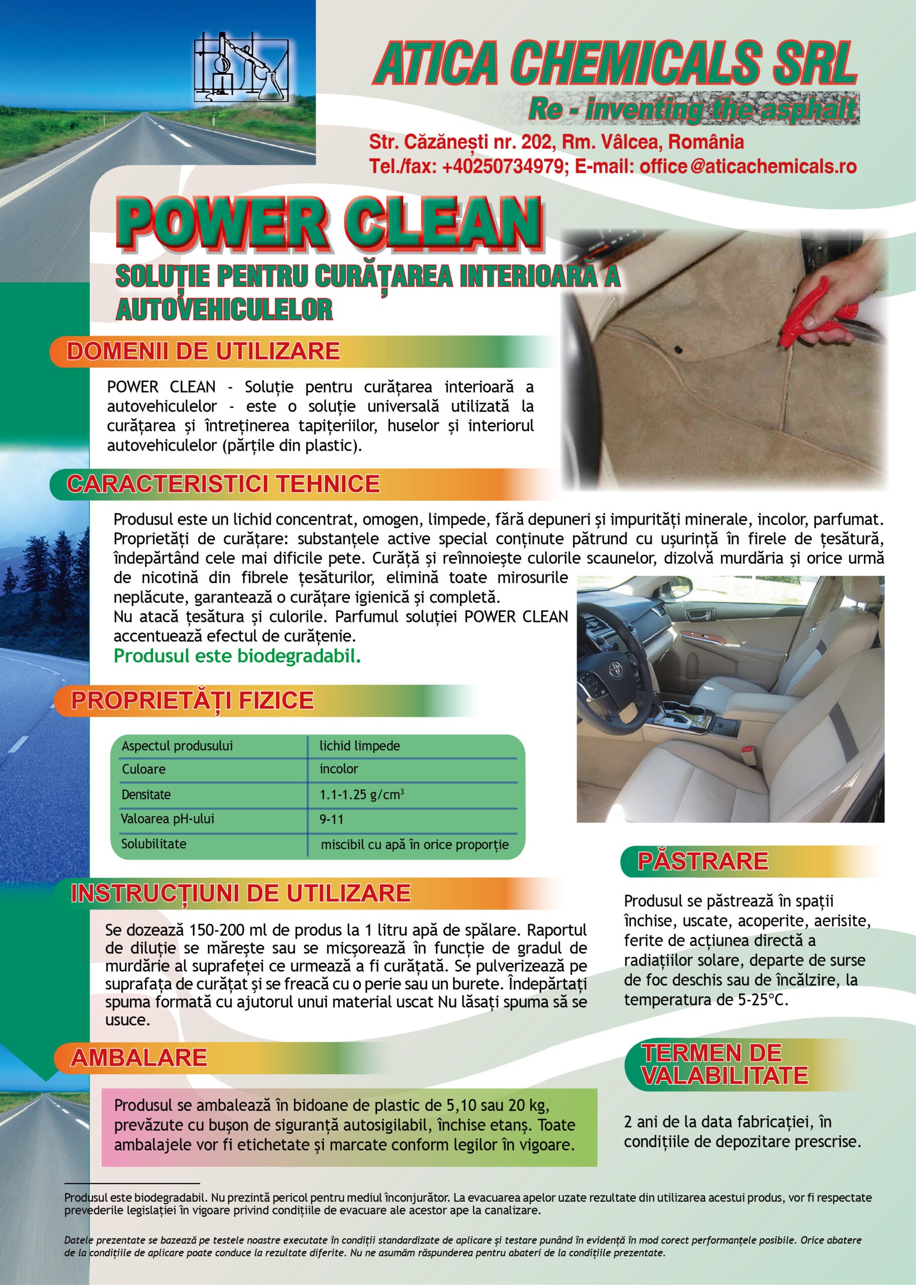 13. ATICA CHEMICALS_FT_POWER CLEAN_Solutie curatare interior auto